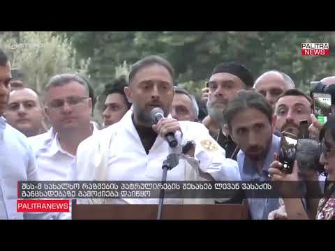 შსს-მ სახალხო რაზმების პატრულირების შესახებ ლევან ვასაძის განცხადებაზე გამოძიება დაიწყო